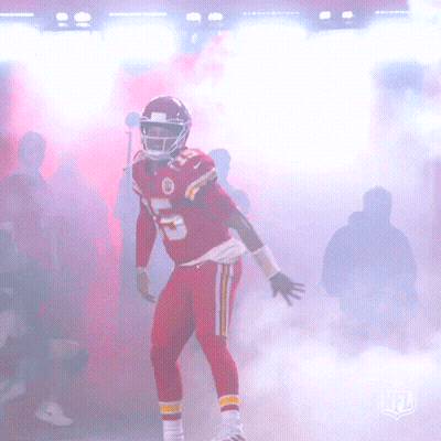 Football Player In Red Uniform Number 23 GIF