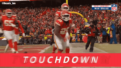 Football Player In Red Uniform Number 26 GIF