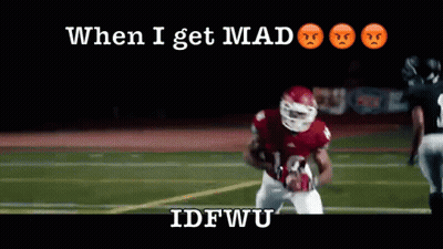Football Player In Red Uniform Number 9 GIF