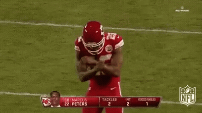 Football Player In Red Uniform GIF