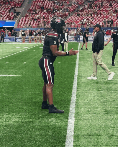 Football Player In SDSU Jersey GIF
