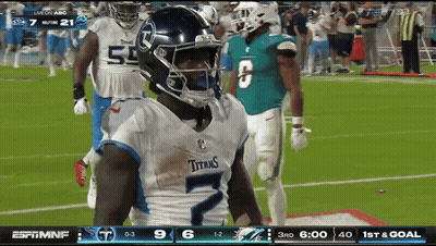Football Player In Titans Jersey GIF