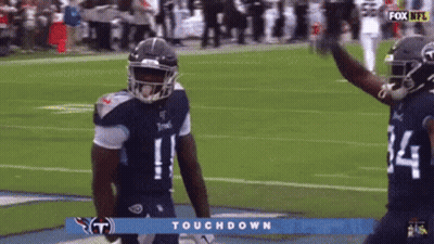 Football Player In Titans Uniform GIF