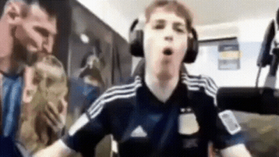 Football Player In Tulsa Helmet And Gloves GIF