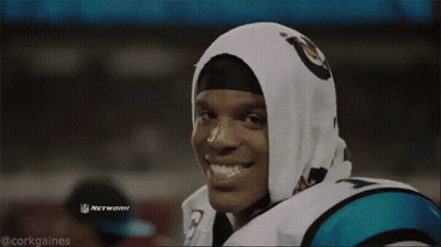 Football Player In White Hoodie With Letter C GIF