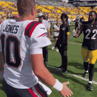Football Player In White Jersey Jones GIF