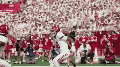 Football Player In White Jersey Number 1 GIF