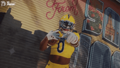 Football Player in Yellow Jersey Number 8