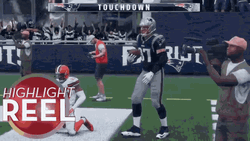 Football Player John Madden Punching Highlight Reel GIF