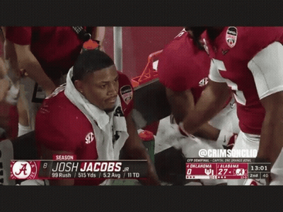 Football Player Josh Jacobs Jr GIF