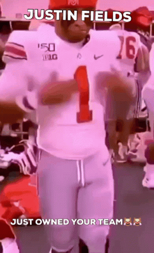Football Player Justin Fields GIF