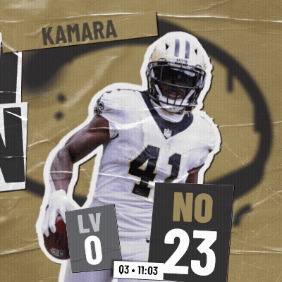 Football Player Kamara Holding Ball GIF