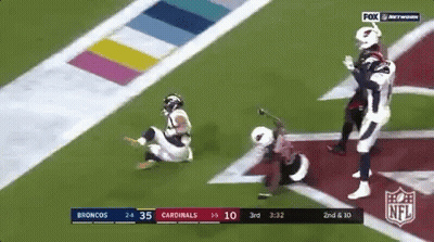 Football Player Kneeling Broncos Cardinals GIF