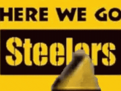 Football Player Kneeling On Field With NFL Logo GIF