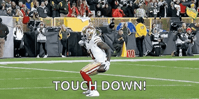 Football Player Kneeling Touch Down GIF