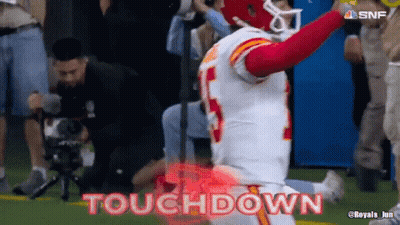 Football Player Kneeling Touchdown GIF