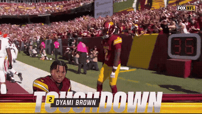 Football Player Kneeling With Tough Down GIF