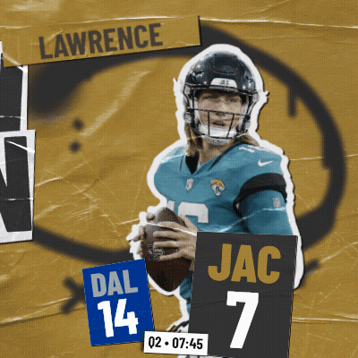 Football Player Lawrence Holding Football GIF