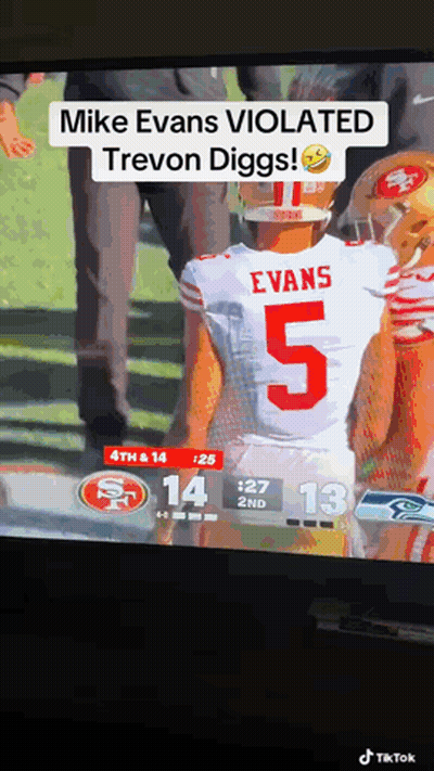 Football Player Mike Evans Standing On Field GIF
