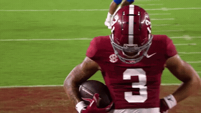 Football Player No 3 Holding Football GIF