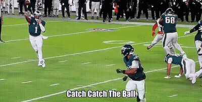 Football Player Number 1 Throwing Pass GIF