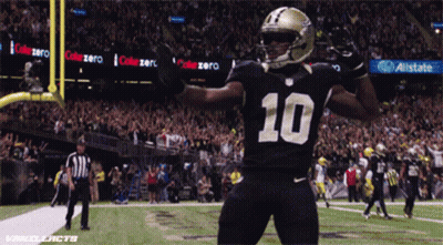 Football Player Number 10 Celebrating GIF