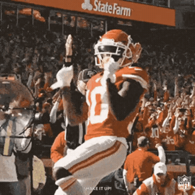 Football Player Number 10 Celebrating GIF
