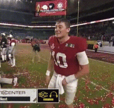 Football Player Number 10 On Field GIF