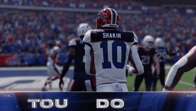 Football Player Number 10 On Field GIF