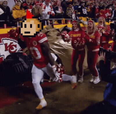 Football Player Number 10 Running GIF