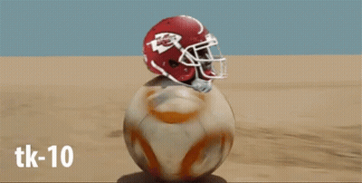 Football Player Number 10 Running Down Field GIF