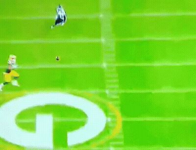 Football Player Number 10 Running On Field GIF