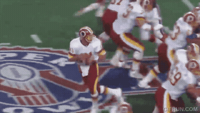 Football Player Number 10 Running With Ball GIF