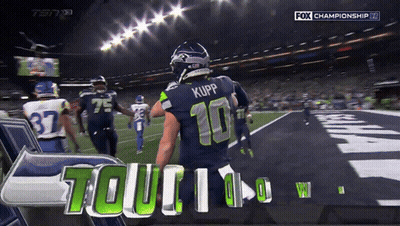 Football Player Number 10 Standing On Field GIF