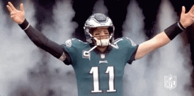 Football Player Number 11 Arms Outstretched GIF