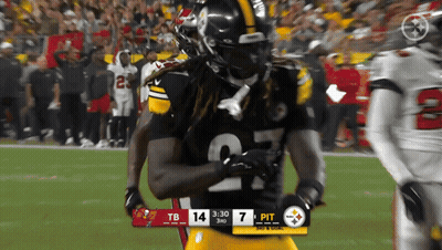 Football Player Number 11 Arms Outstretched GIF