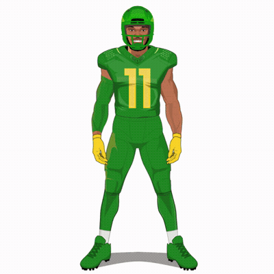 Football Player Number 11 GIF