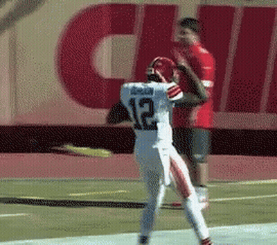 Football Player Number 12 GIF