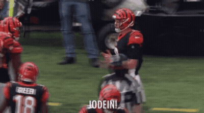 Football Player Number 12 Celebrating GIF