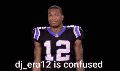 Football Player Number 12 Confused GIF