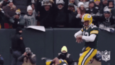 Football Player Number 12 Running GIF