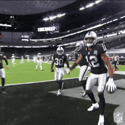 Football Player Number 12 Running On Field GIF