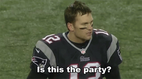 Football Player Number 12 Saying Is This The Party