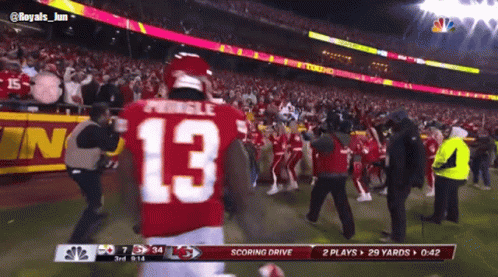 Football Player Number 13 GIF