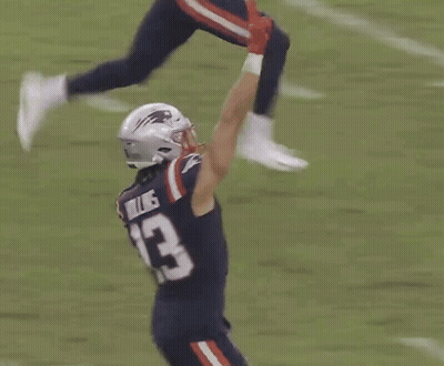 Football Player Number 13 Celebrating GIF