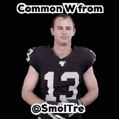 Football Player Number 13 Giving Middle Finger GIF