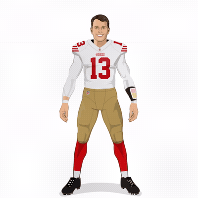 Football Player Number 13 GIF