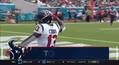 Football Player Number 13 On Field GIF