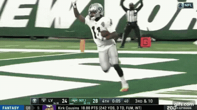 Football Player Number 13 Running On Field GIF