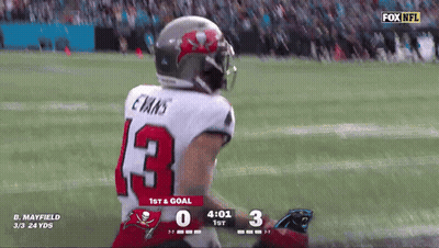 Football Player Number 13 Running On Field GIF
